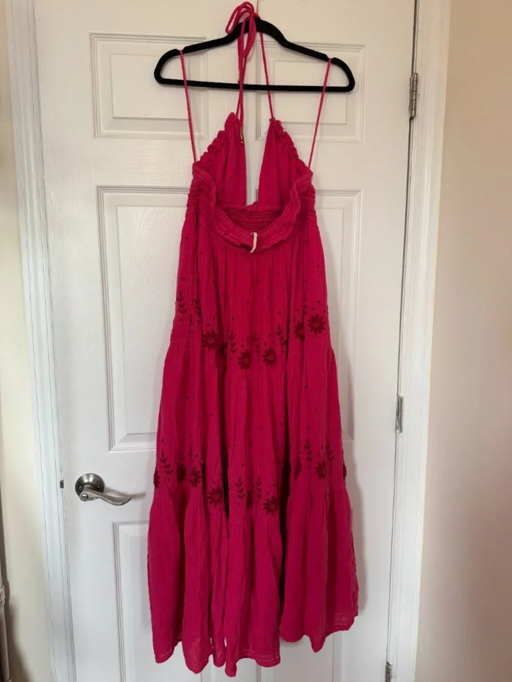 Free People Real Love Maxi Dress Pink Size L